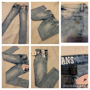 VIP KIDS Distressed denim jeans